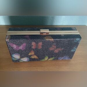 Butterfly Rhinestone Clutch